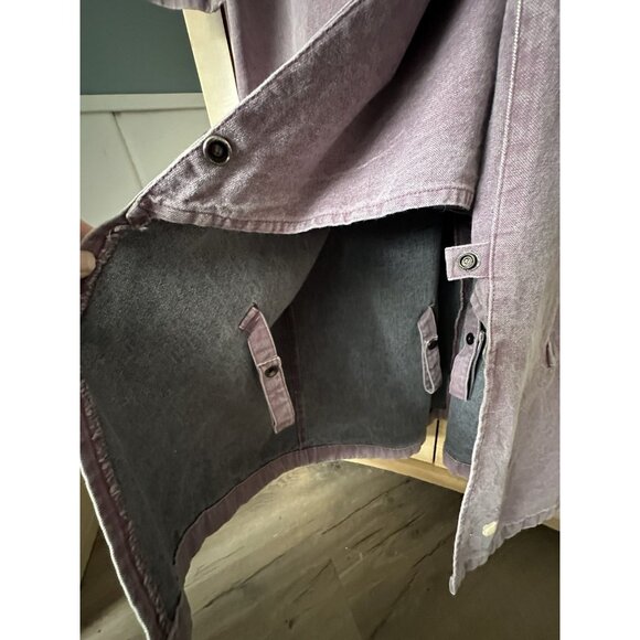 Vintage The Australian Outback Collection Canvas Cotton Duster Coat Jacket SZ L - Picture 6 of 15